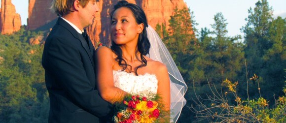 couple in front of Cathedral
