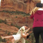 bride and groom dancing at wedding venue back o beyond