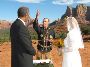 wedding ceremony in Sedona AZ