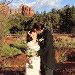 Sedona Wedding Kiss In Red Rock Crossing