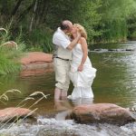Passionate Creek Kiss In Sedona