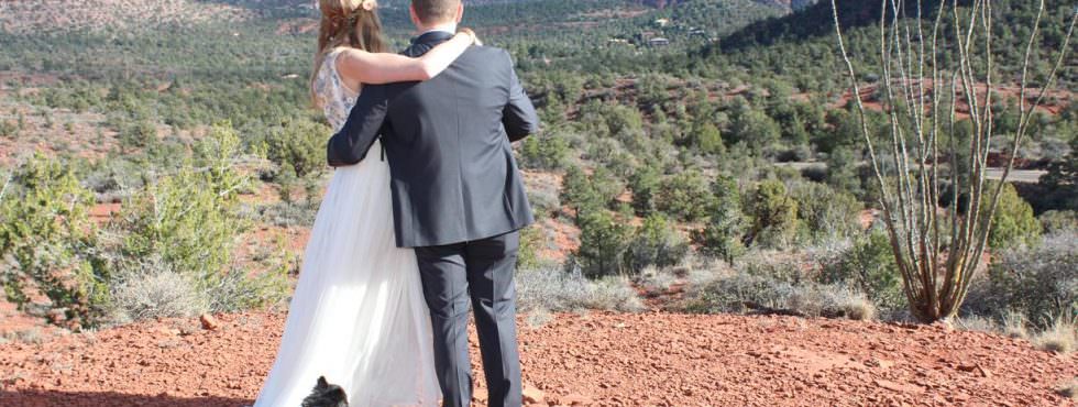 Maighdlin and Jesse Just Got Married at Lover’s Knoll, Sedona!