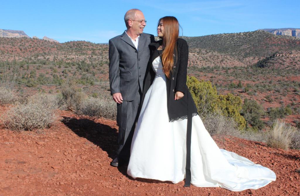 Xiaoling Mark Sedona Wedding