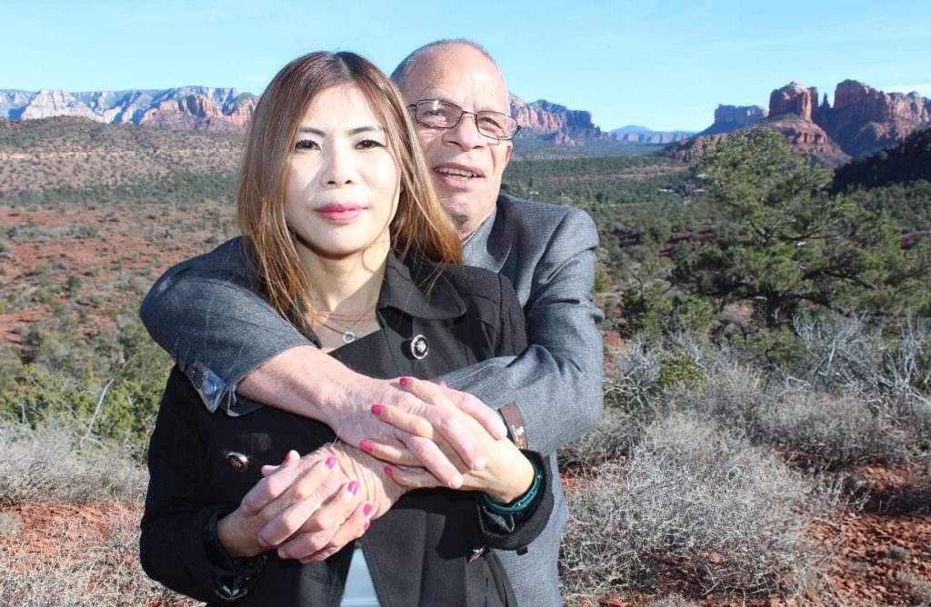 Xiaoling Mark Sedona Wedding