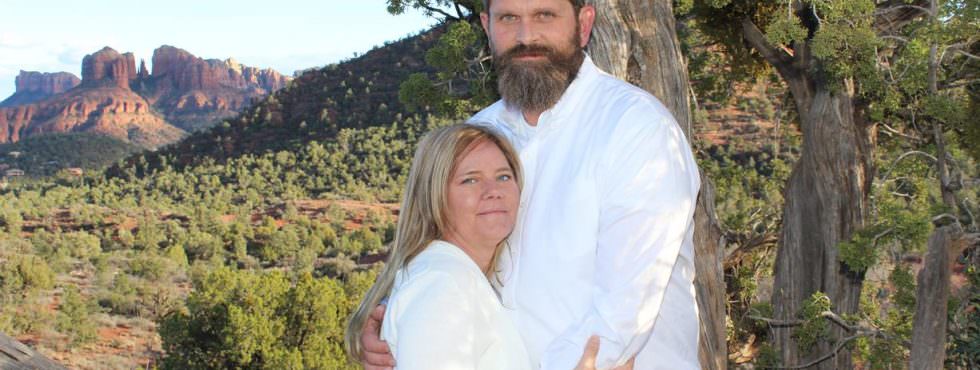 Wedding Ceremony of Wendi and Daniel at Lover’s Knoll in Sedona