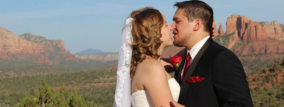 Emily and Trevor Just Got Married at Lover’s Knoll, Sedona!