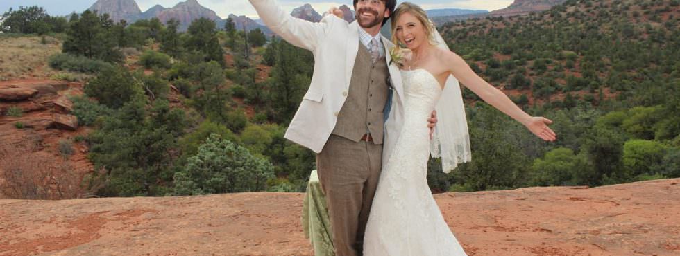 The Sedona Wedding of Kate and Robert at Huckaby Hollow