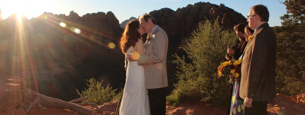 Stephen and Carroll’s Sedona Wedding at Merry Go Round Rock, April 2019