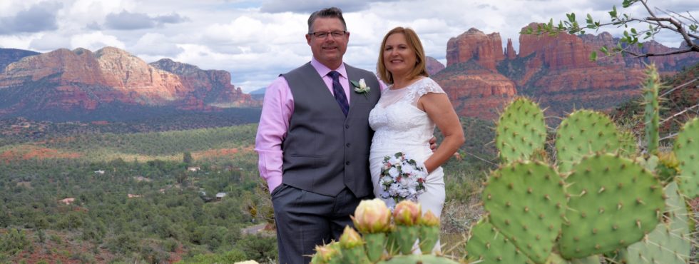 Sharon and Robert’s Sedona Vow Renewal at Lover’s Knoll