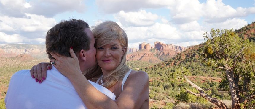 Andrea & Chad’s Elopement at Lover’s Knoll. 