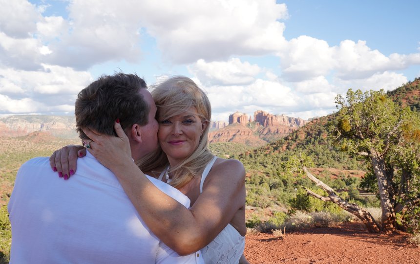 Andrea & Chad's Sedona Elopement at Lover's Knoll 