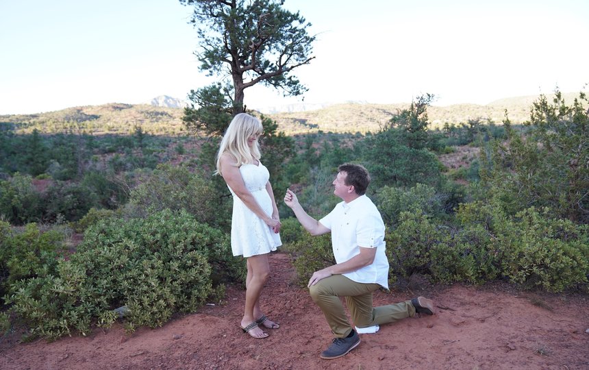 Andrea & Chad's Sedona Elopement at Lover's Knoll 