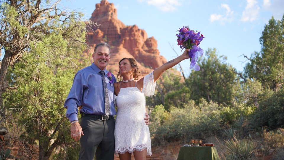 Jackie & Edward's Sedona Wedding at Bell Rock