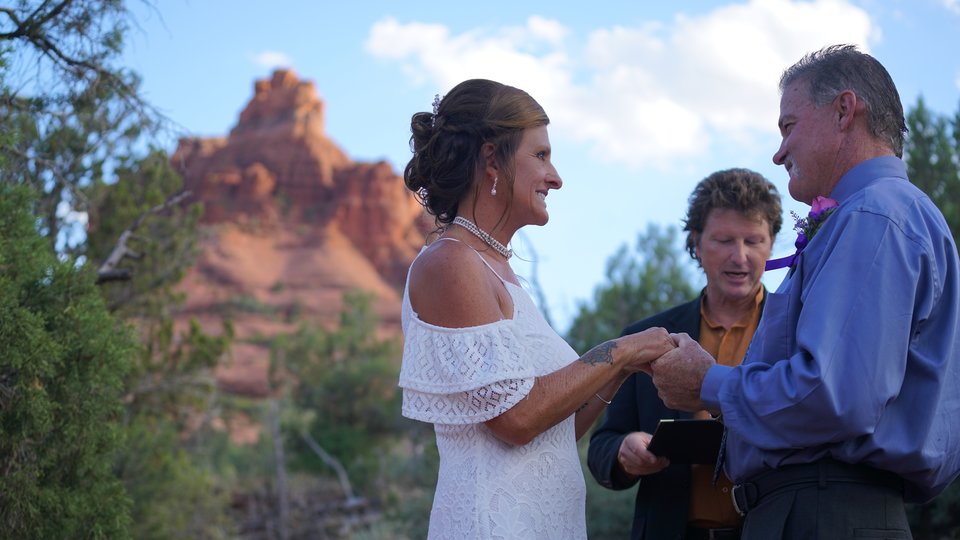 Jackie & Edward's Sedona Wedding at Bell Rock